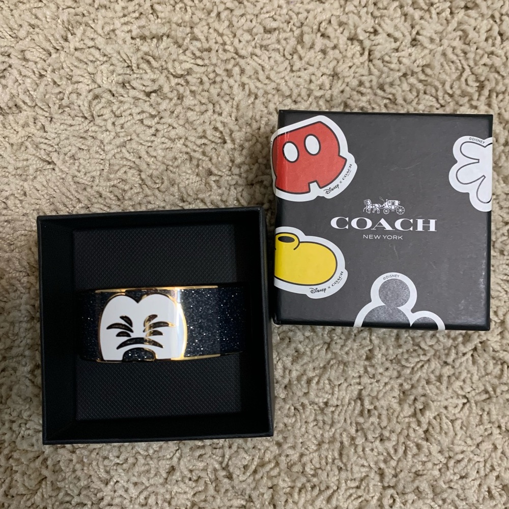 Coach x Disney Mickey Mouse cuff bracelet